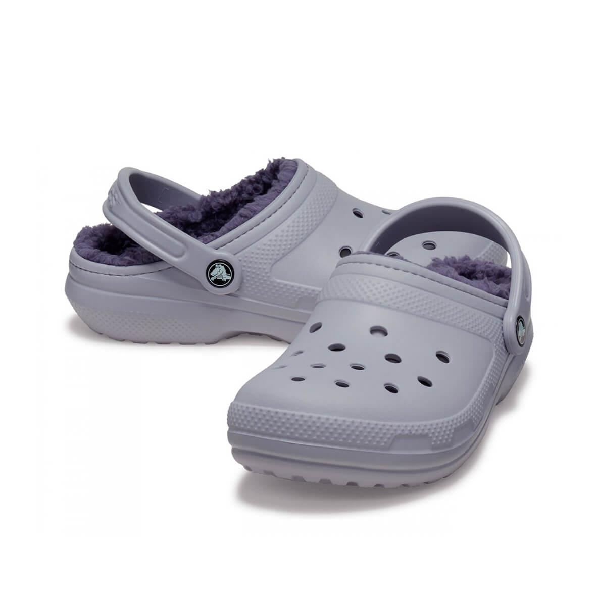 Crocs Classic Lined Clog Kadın Terlik - Leylak