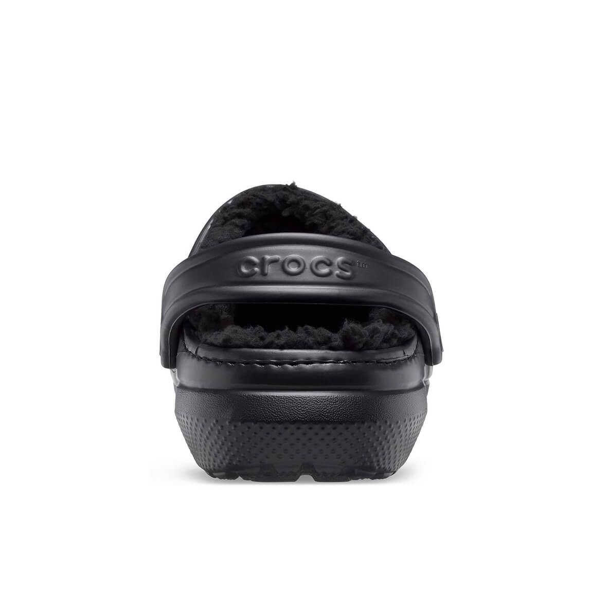 Crocs Classic Lined Clog Kadın Terlik - Siyah