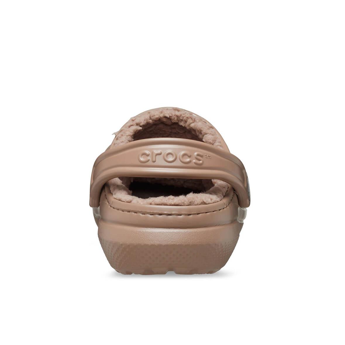 Crocs Classic Lined Clog Kadın Terlik - Latte