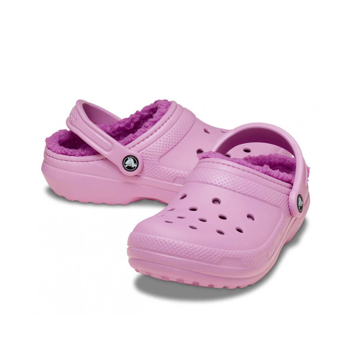 Crocs Classic Lined Clog Kadın Terlik - Ortanca Çiçeği