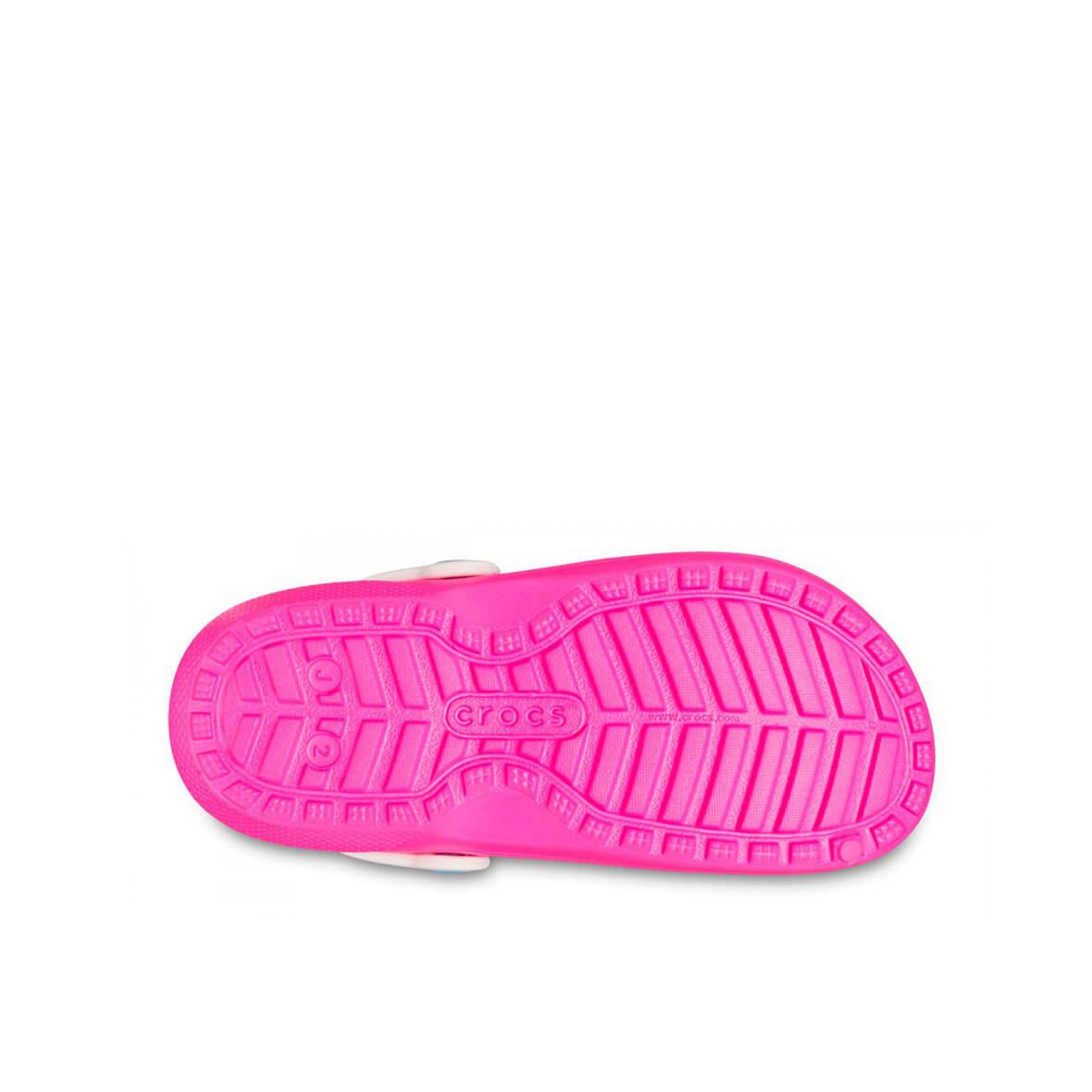 Crocs Classic Lined Clog T Çocuk Terlik - Pembe / Multi