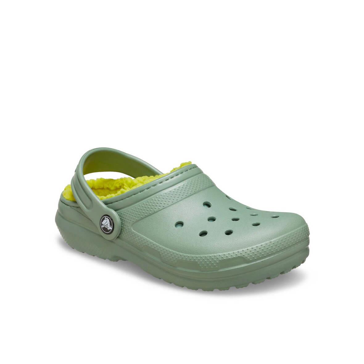 Crocs Classic Lined Clog T Çocuk Terlik - Kaktüs Yeşili