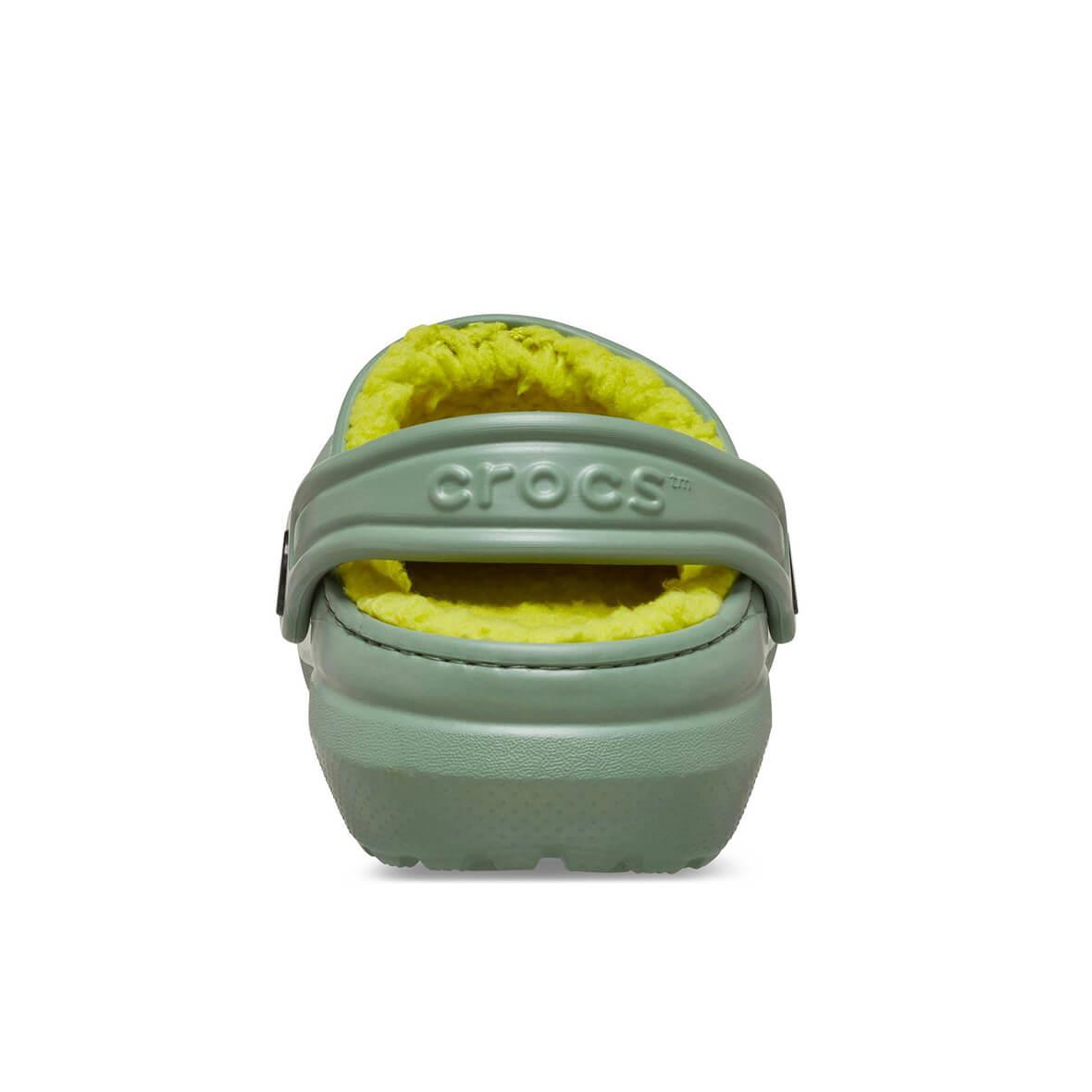 Crocs Classic Lined Clog T Çocuk Terlik - Kaktüs Yeşili