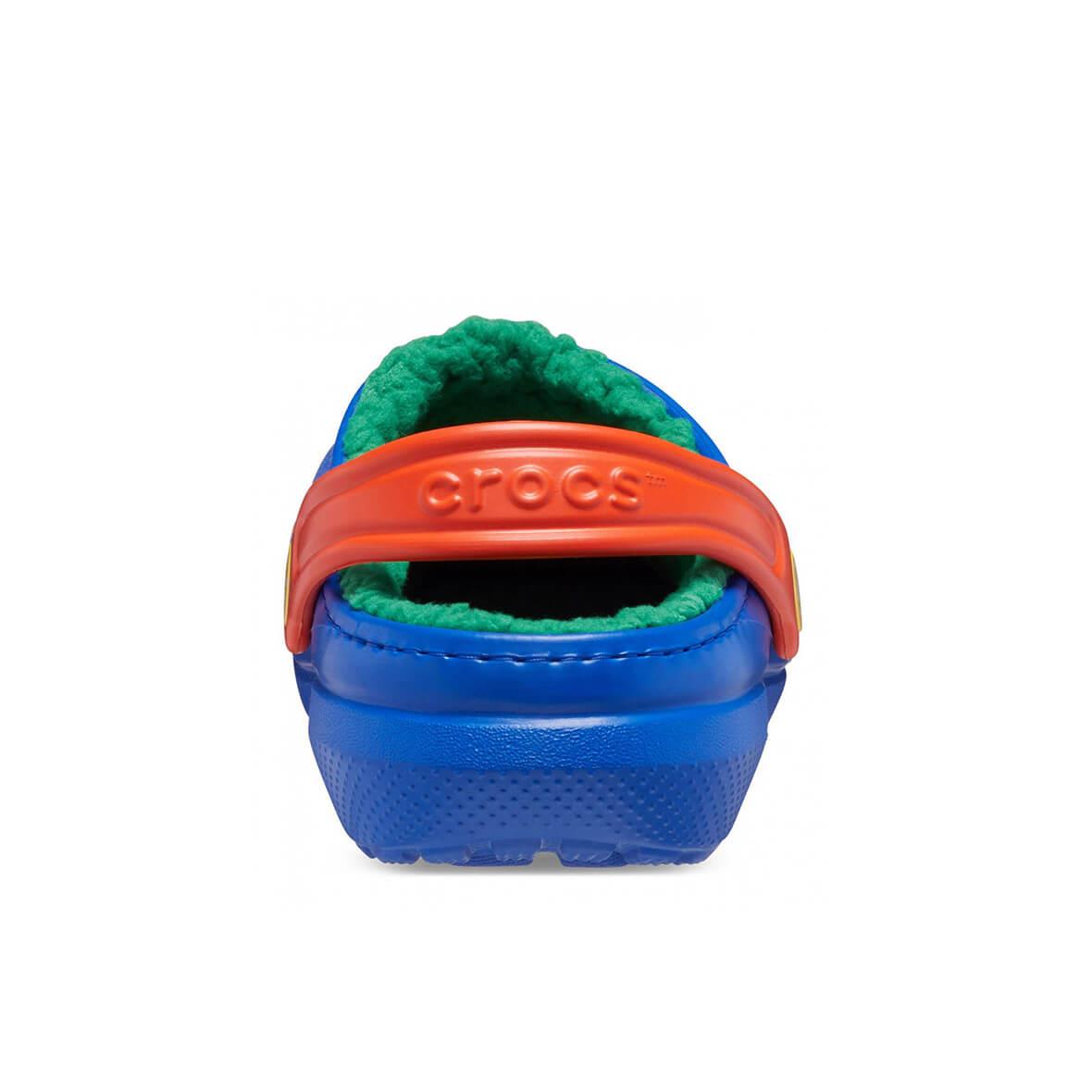 Crocs Classic Lined Clog T Çocuk Terlik - Mavi / Multi