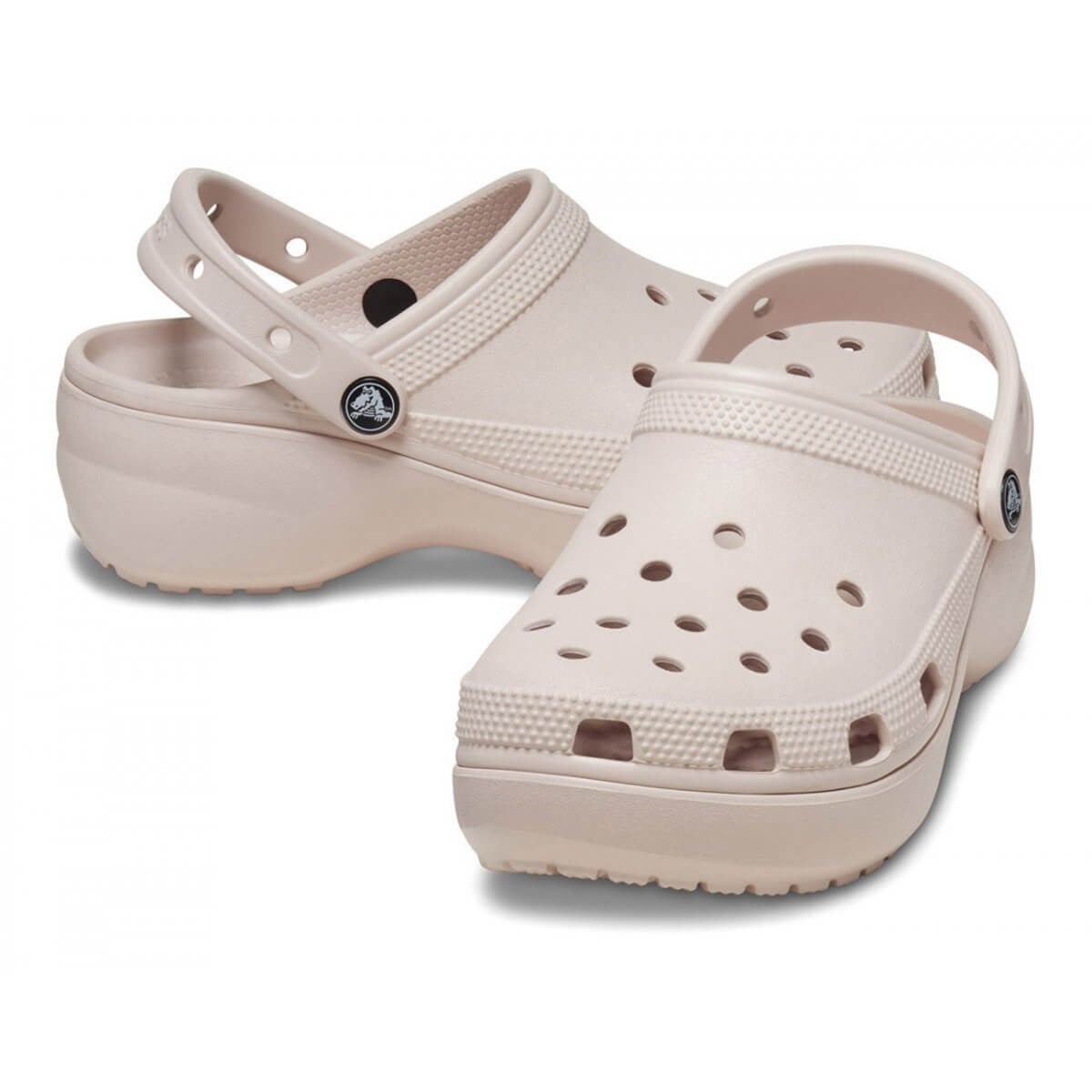 Crocs Classic Platform Clog W Kadın Terlik - Pudra