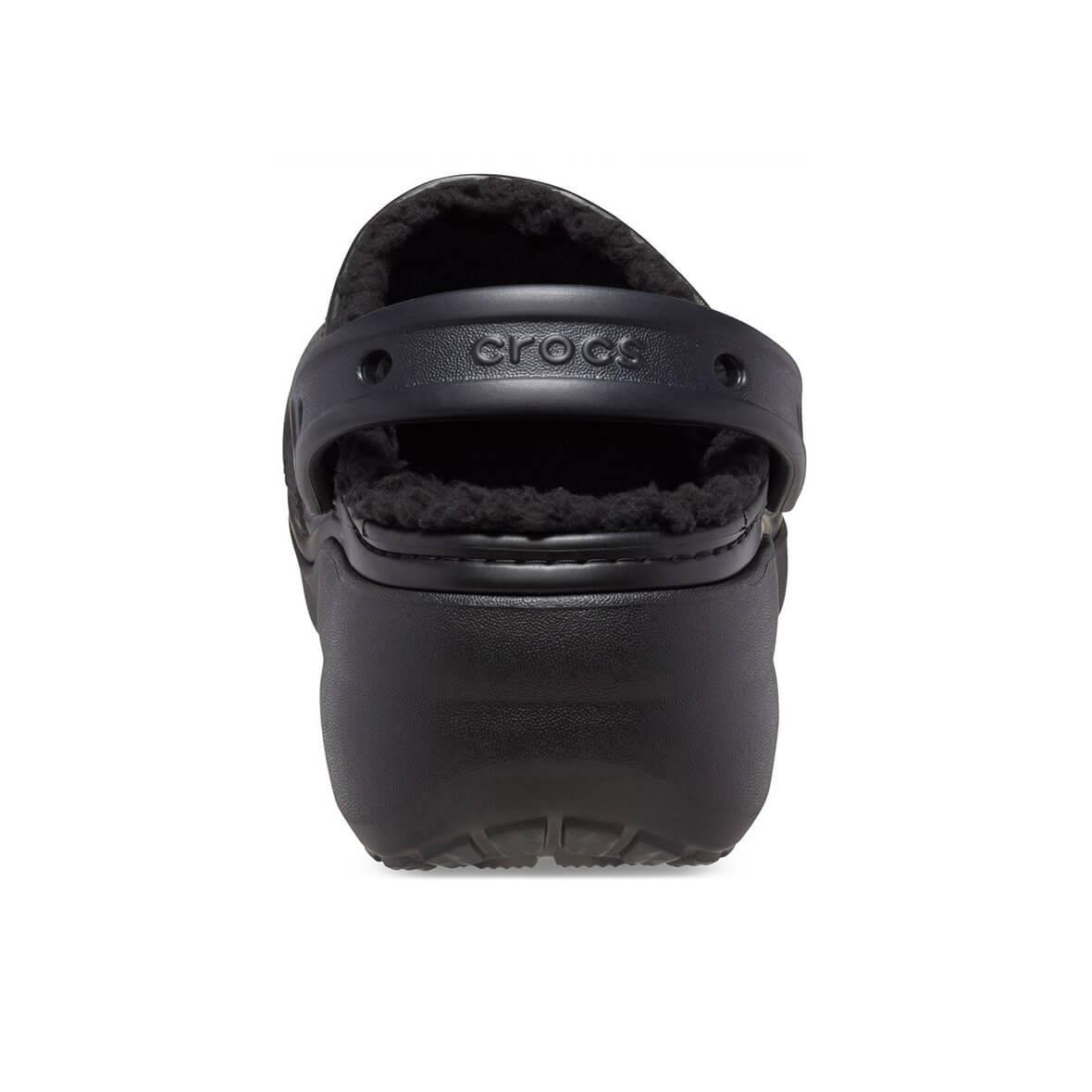 Crocs Classic Platform Lined Clog W Kadın Terlik - Siyah