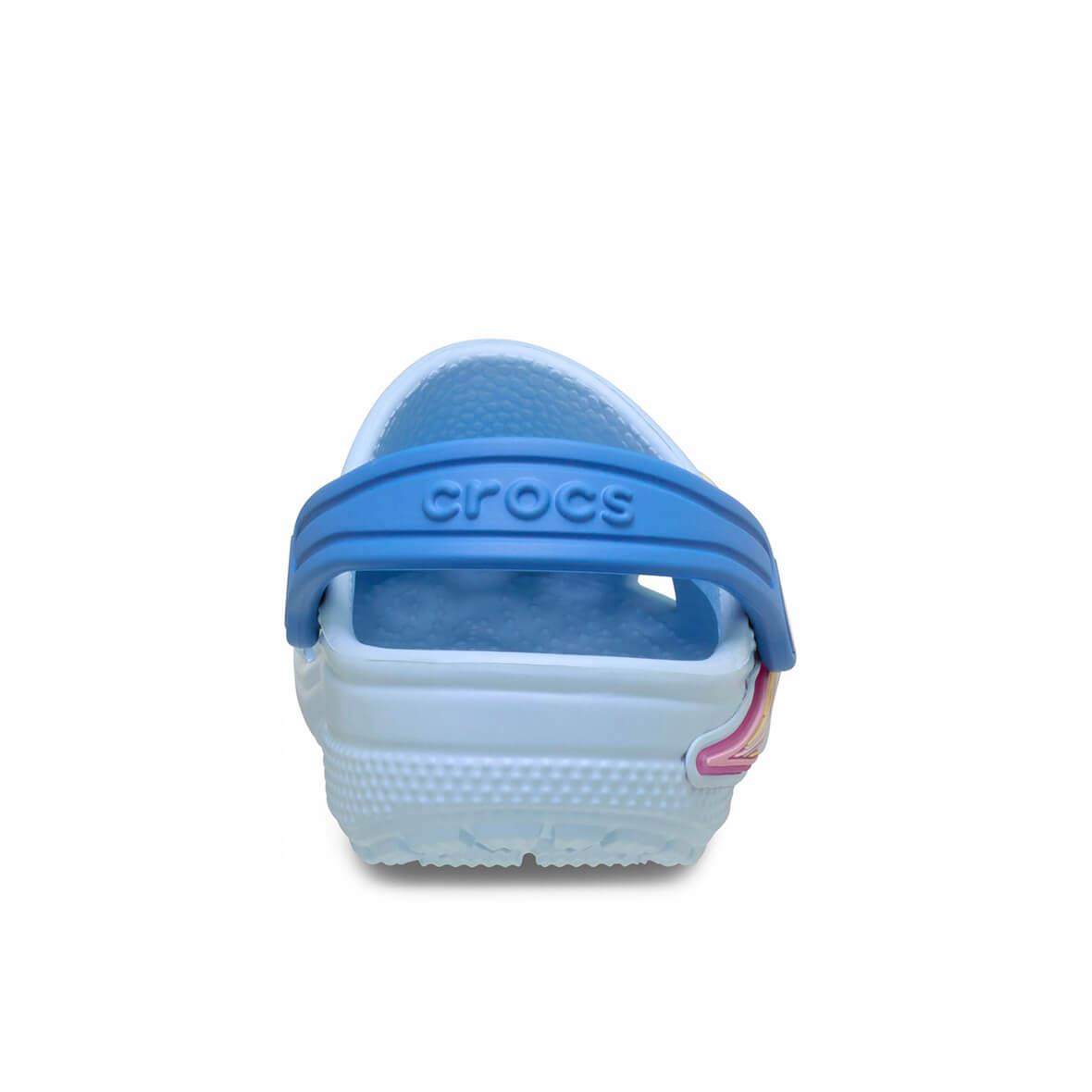 Crocs Classic Star Lights Clog T Işıklı Çocuk Terlik - Açık Mavi