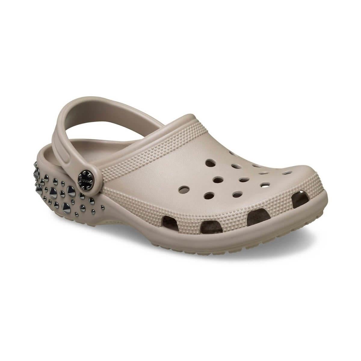 Crocs Classic Studded Clog Kadın Terlik - Taş