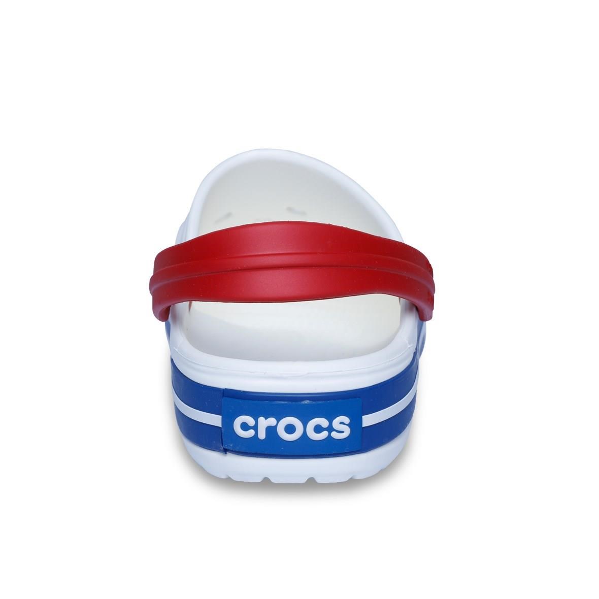 Crocs Crocband Bayan Terlik - White/Blue Jean