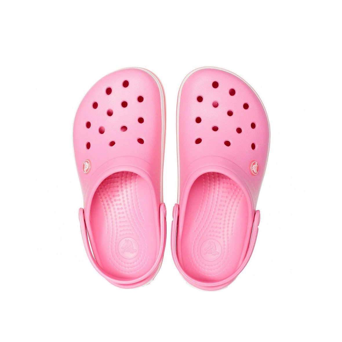 Crocs Crocband Bayan Terlik & Sandalet - Pink Lemonade/White (Pembe Limonata/Beyaz)