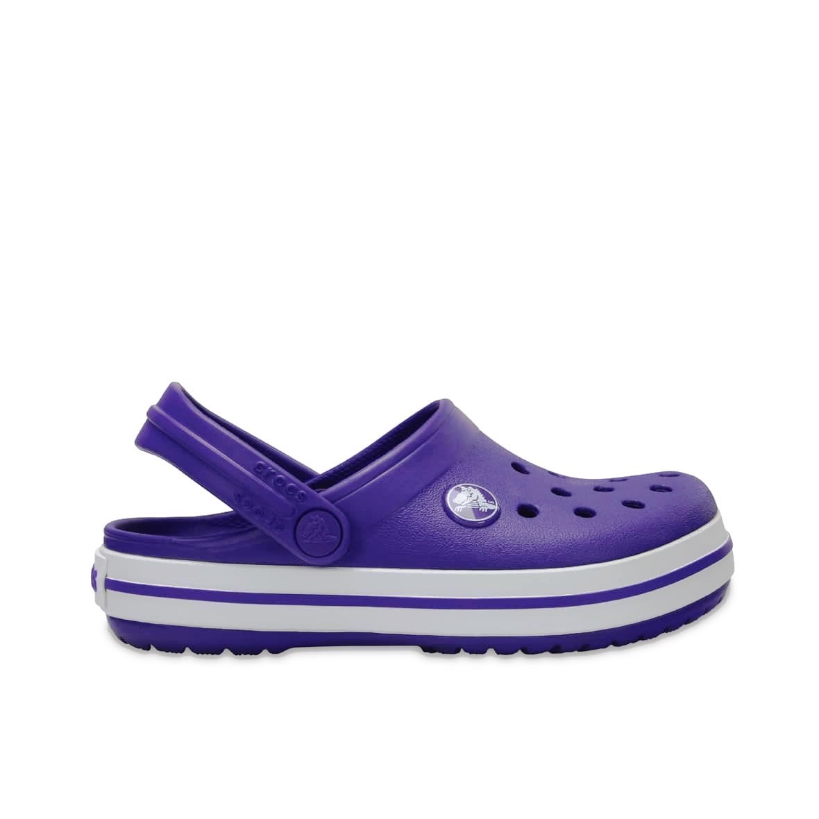 Crocs Crocband Clog K Çocuk Terlik & Sandalet - Ultraviolet/White (Mor Ötesi/Beyaz)