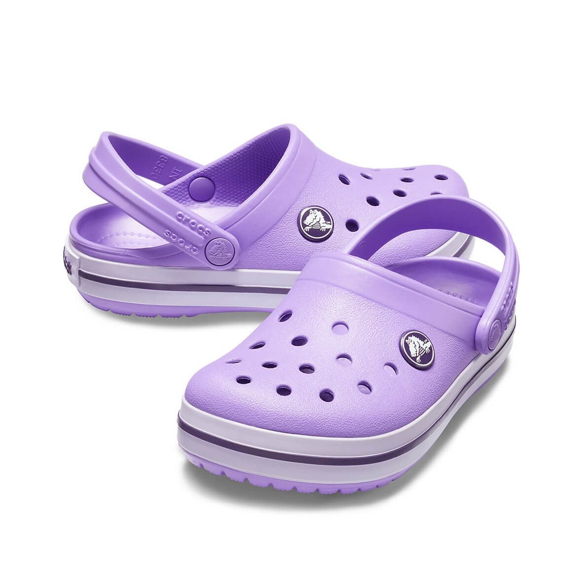 Crocs Crocband Clog K Çocuk Terlik & Sandalet - Lavander/Neon Purple (Lavanta/Neon Mor)