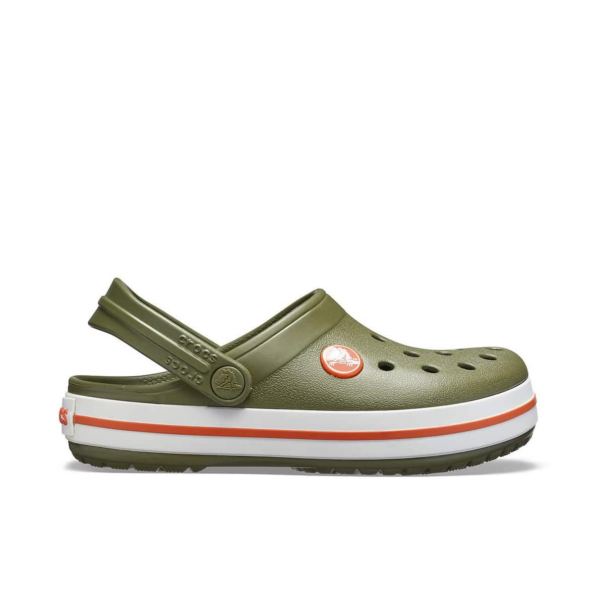 Crocs Crocband Clog K Çocuk Terlik & Sandalet - Army Green/Burnt Sienna (Ordu Yeşili/Yanık Kahve)
