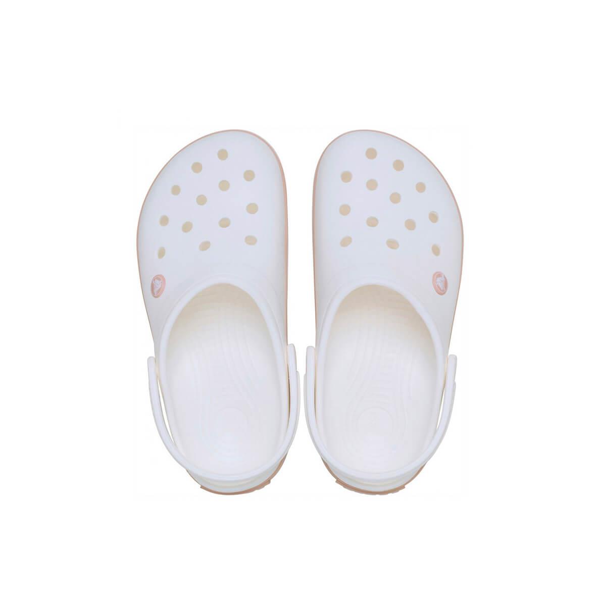 Crocs Crocband Clog Kadın Terlik - Beyaz / Karamel