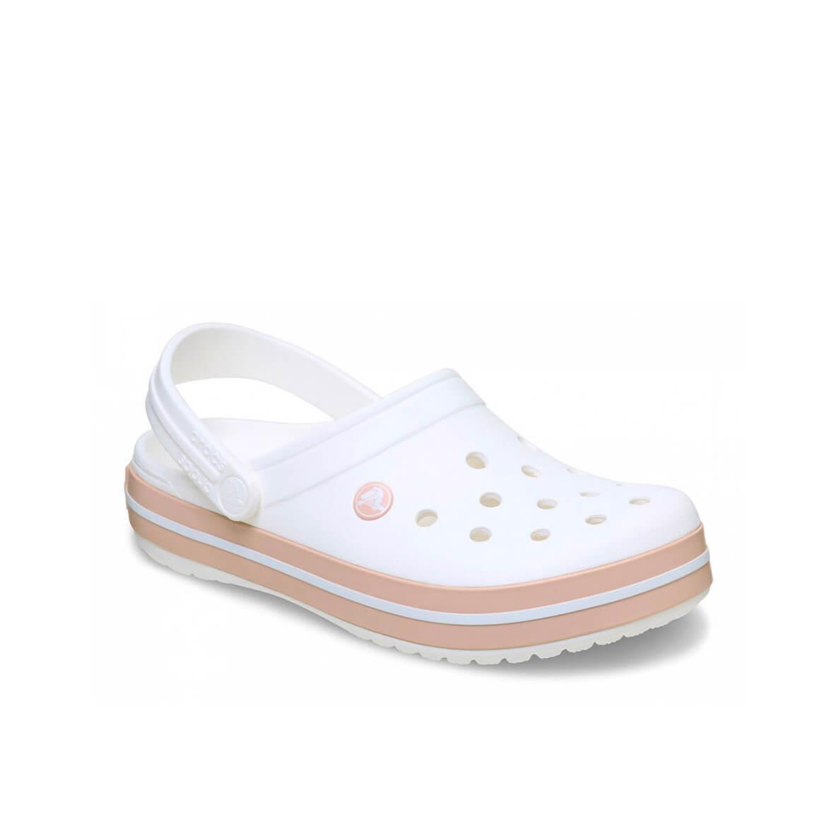Crocs Crocband Clog Kadın Terlik - Beyaz / Karamel