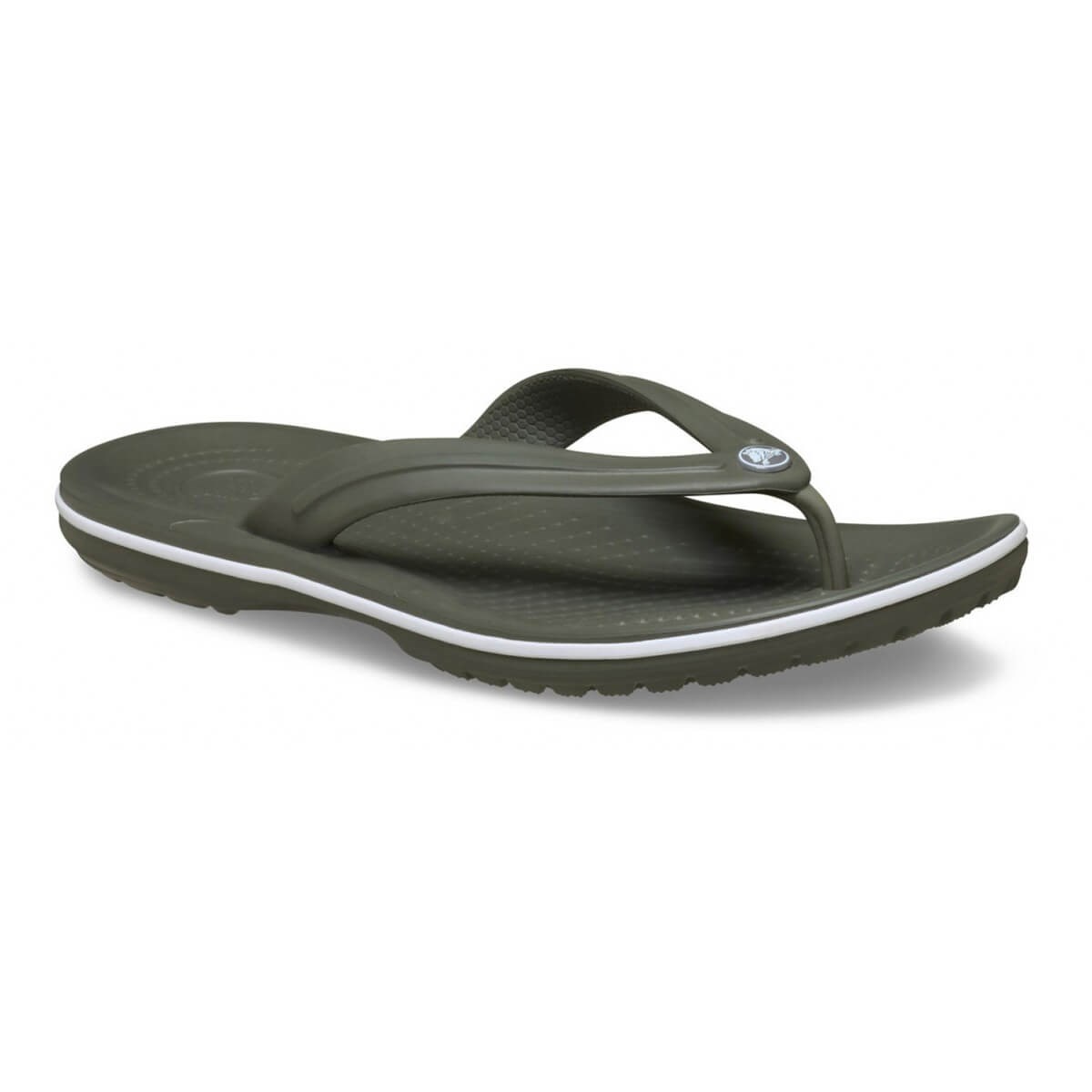 Crocs Crocband Flip Erkek Parmakarası Terlik - Koyu Yeşil