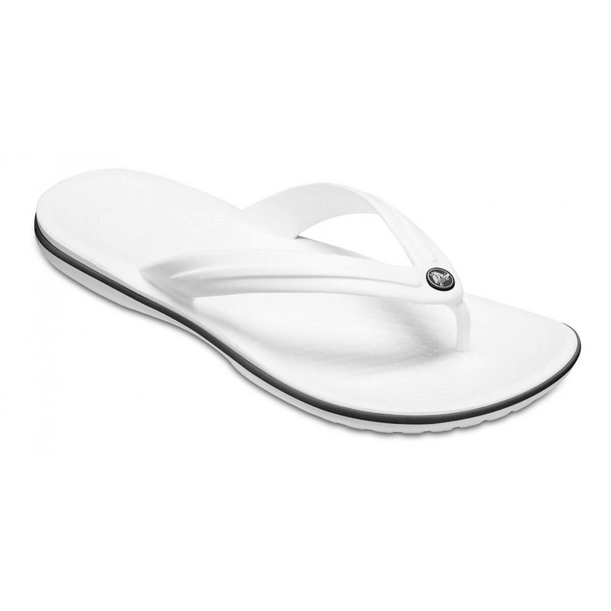 Crocs Crocband Flip Erkek Parmakarası Terlik - Beyaz