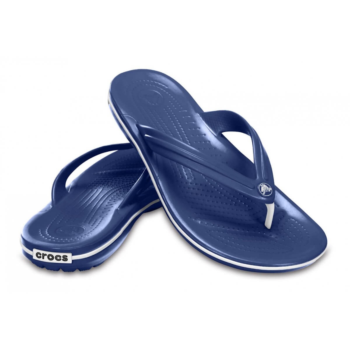 Crocs Crocband Flip Erkek Parmakarası Terlik - Lacivert