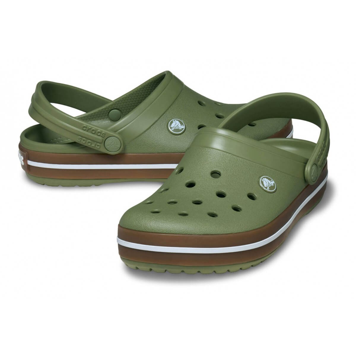 Crocs Crocband Gum Clog Erkek Terlik - Yeşil