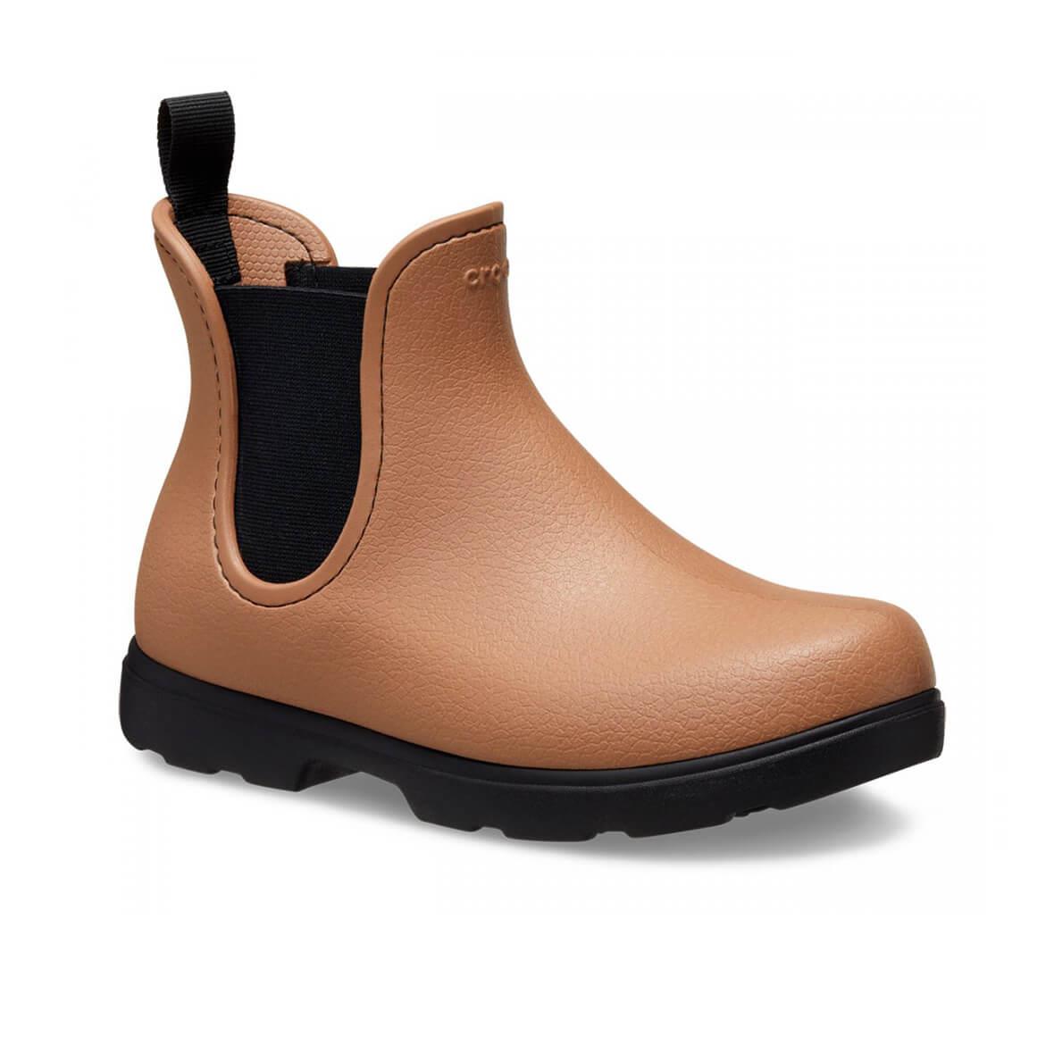 Crocs Dylan Chelsea Boot Kadın Yağmur Çizmesi - Sütlü Kahve