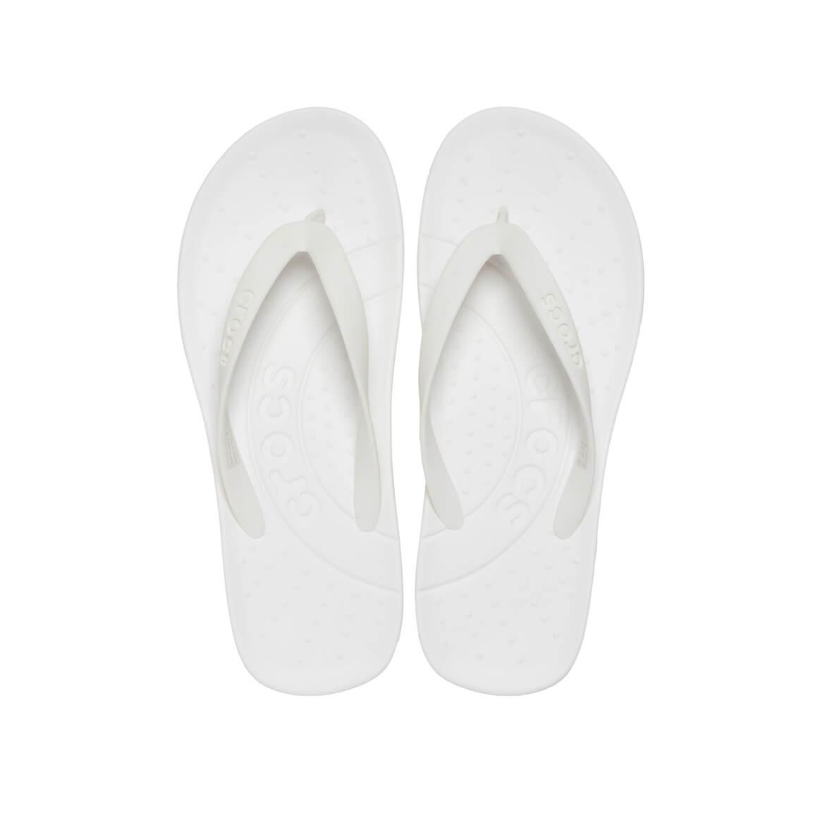 Crocs Flip Erkek Parmakarası Terlik - Beyaz