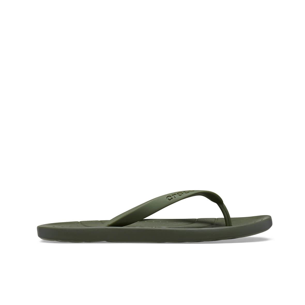 Crocs Flip Erkek Parmakarası Terlik - Haki