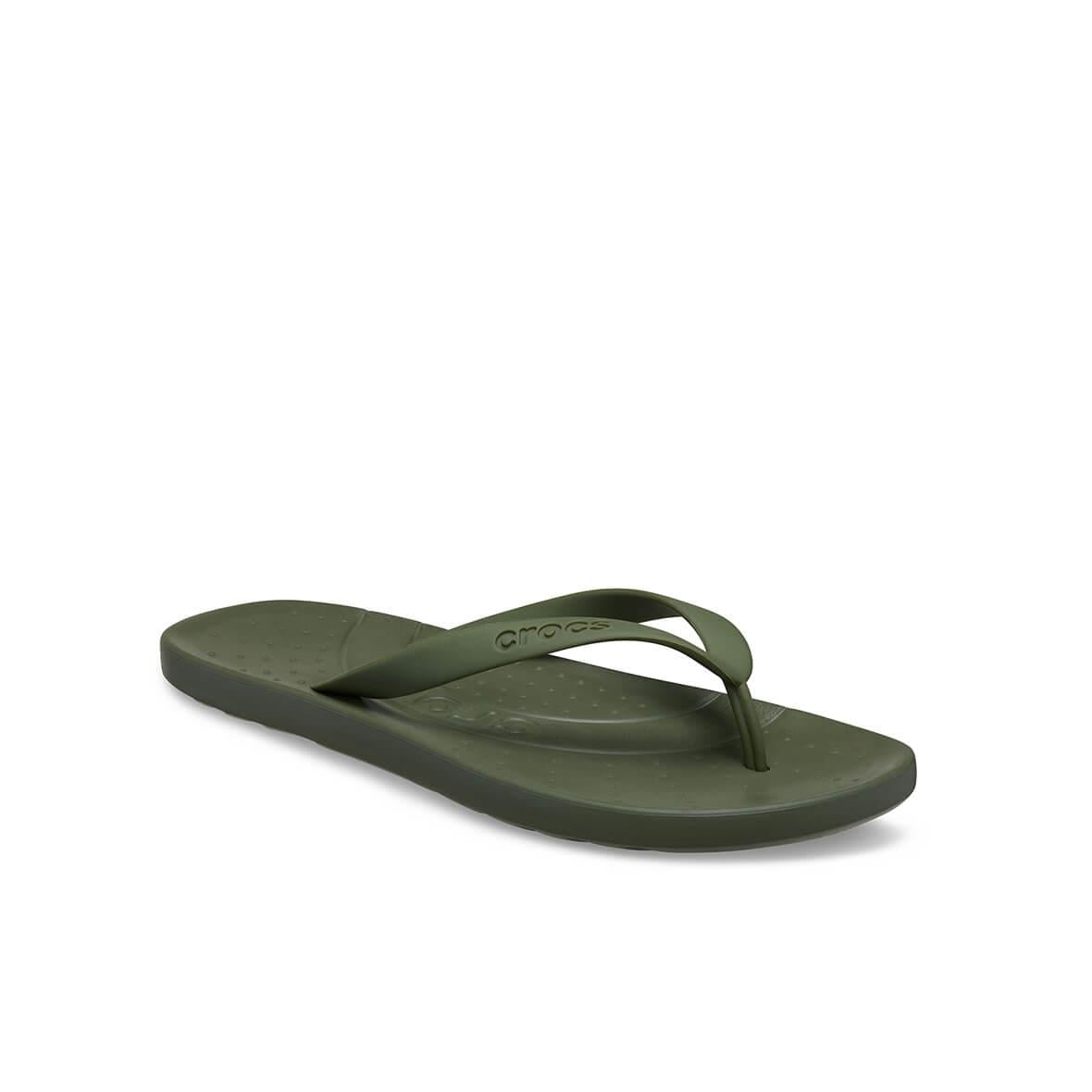 Crocs Flip Erkek Parmakarası Terlik - Haki