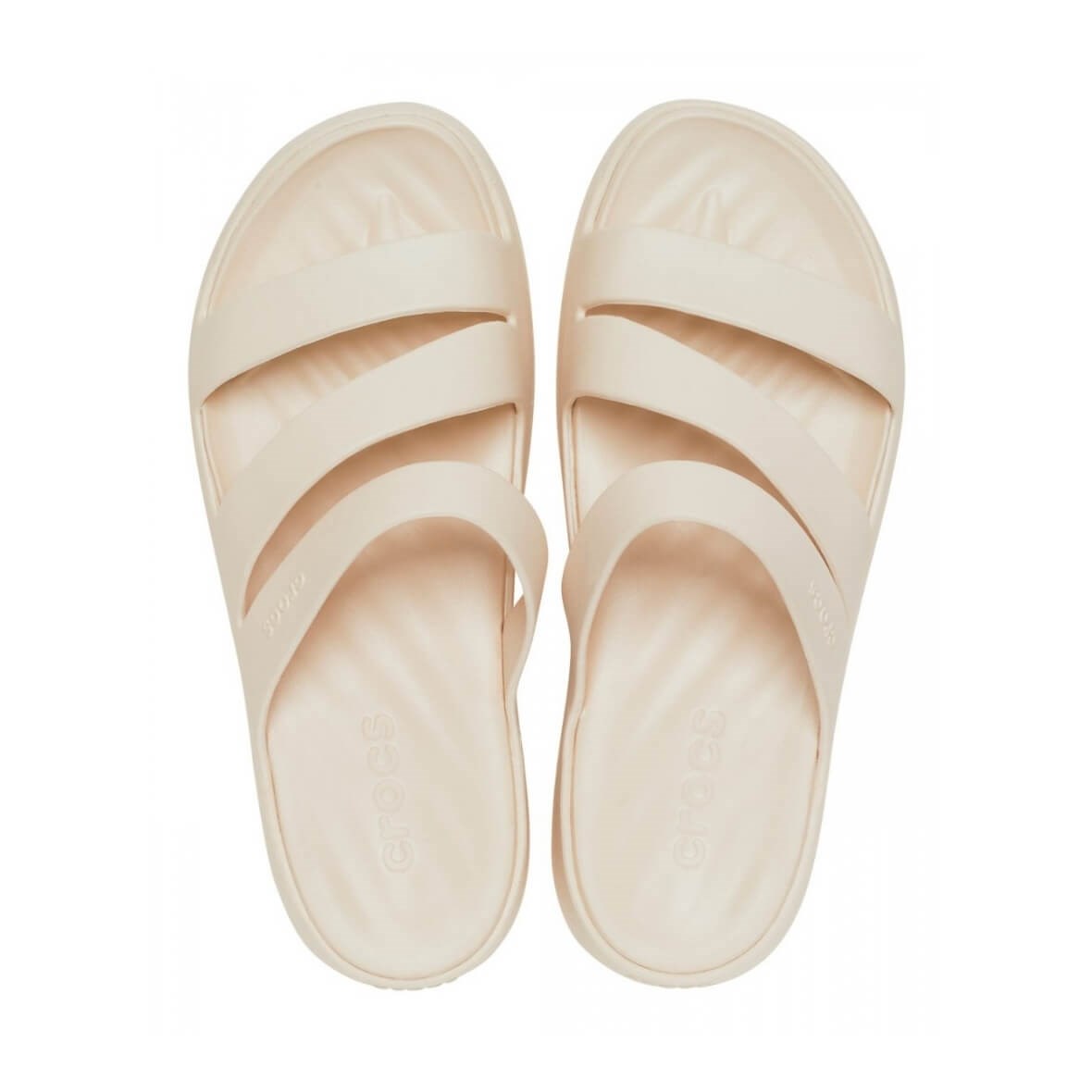 Crocs Getaway Strappy Kadın Terlik - Bej