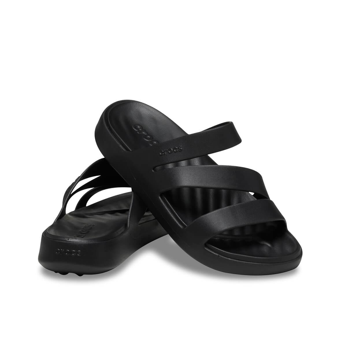 Crocs Getaway Strappy Kadın Terlik - Siyah