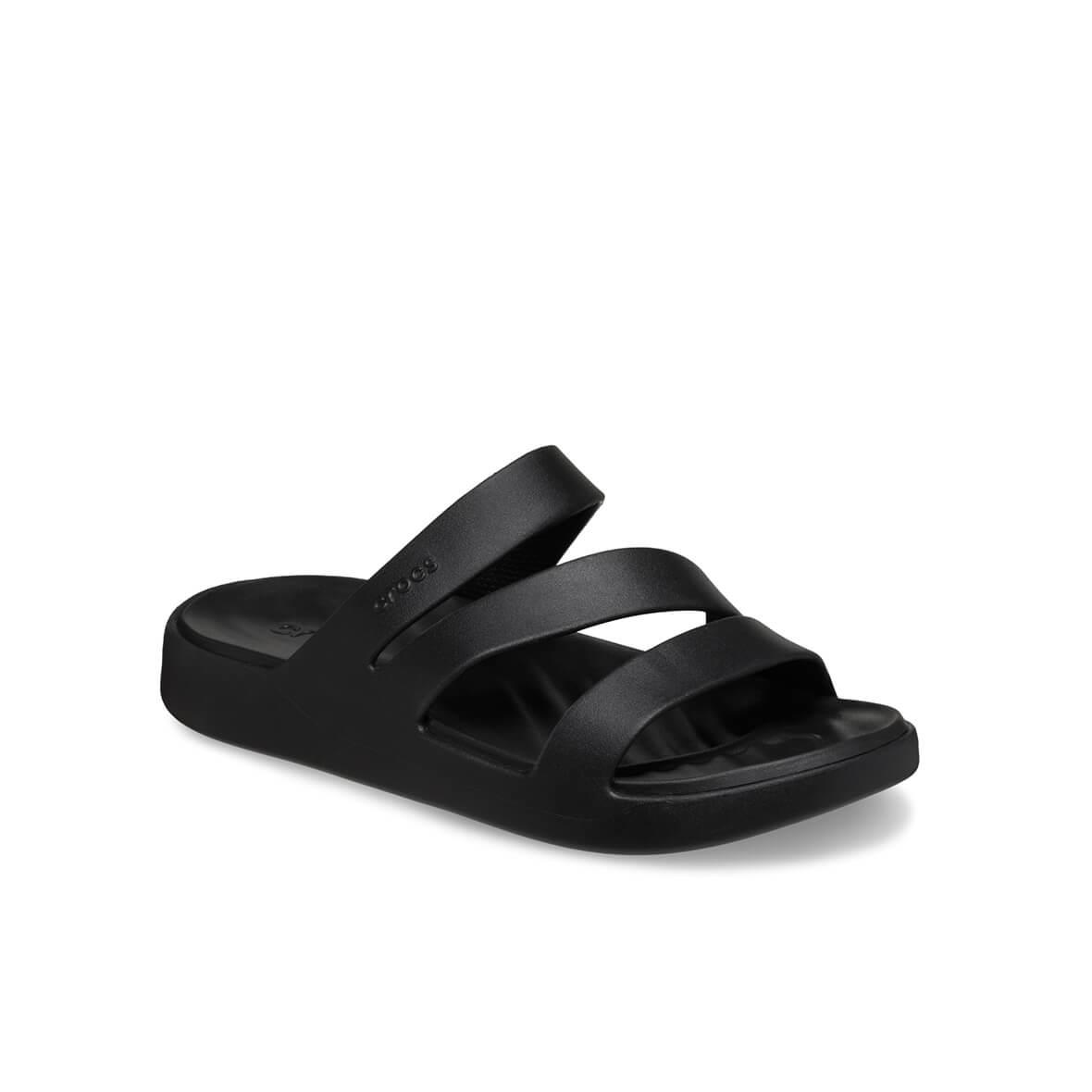 Crocs Getaway Strappy Kadın Terlik - Siyah