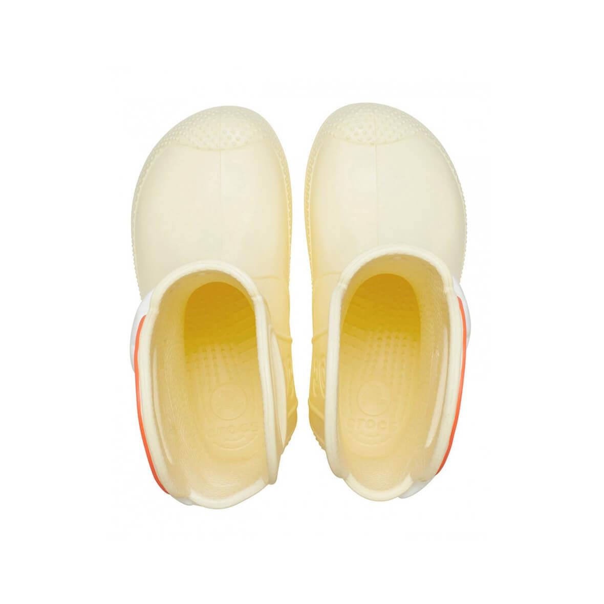 Crocs Handle It Lightning Bolt Rain Boot K Çocuk Yağmur Çizmesi - Krem