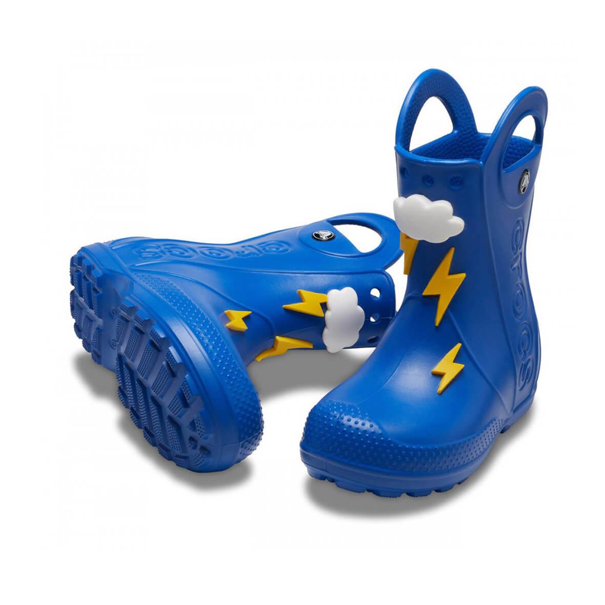 Crocs Handle It Lightning Bolt Rain Boot K Çocuk Yağmur Çizmesi - Mavi