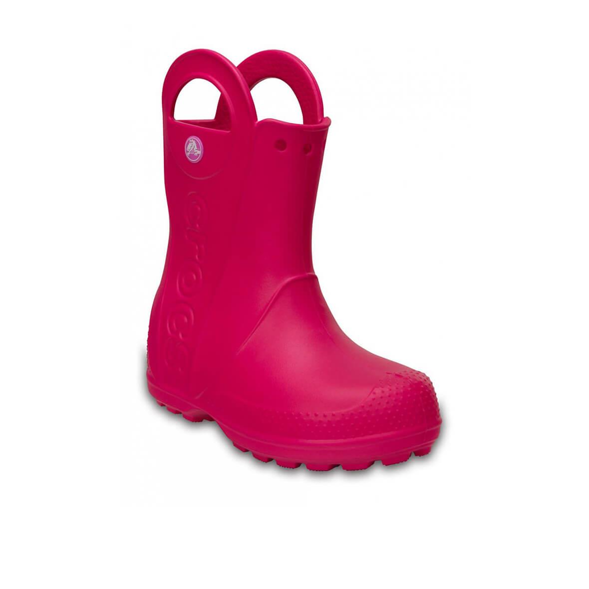 Crocs Handle It Rain Boot Kids Çocuk Yağmur Çizmesi - Pembe