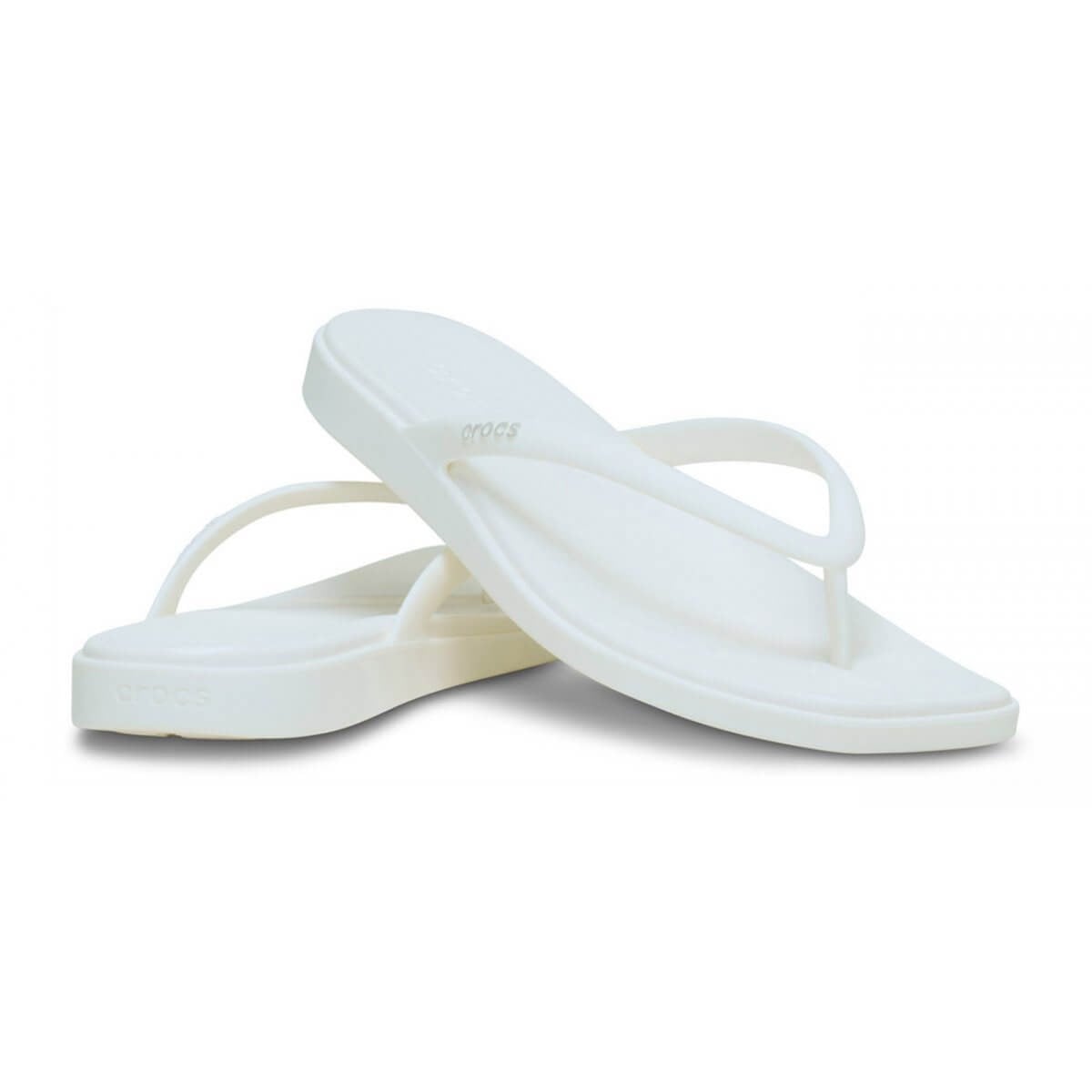Crocs Miami Flip Kadın Parmakarası Terlik - Kırık Beyaz