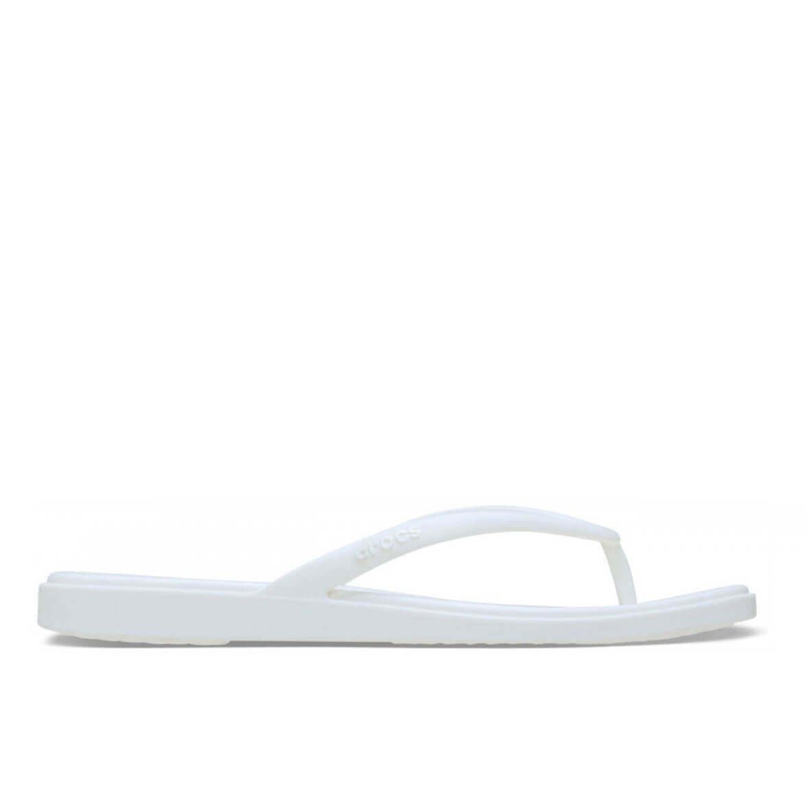 Crocs Miami Flip Kadın Parmakarası Terlik - Kırık Beyaz
