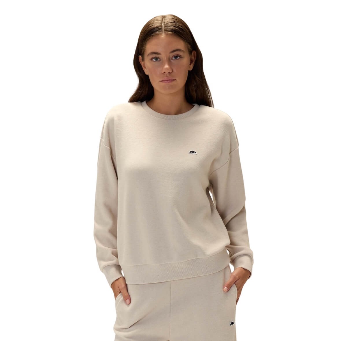 Ellesse 5WF3540-BGM Kadın Sweatshirt - Bej