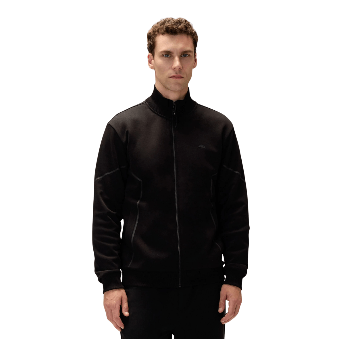 Ellesse 5WM1545-BK Fermuarlı Erkek Sweatshirt - Siyah