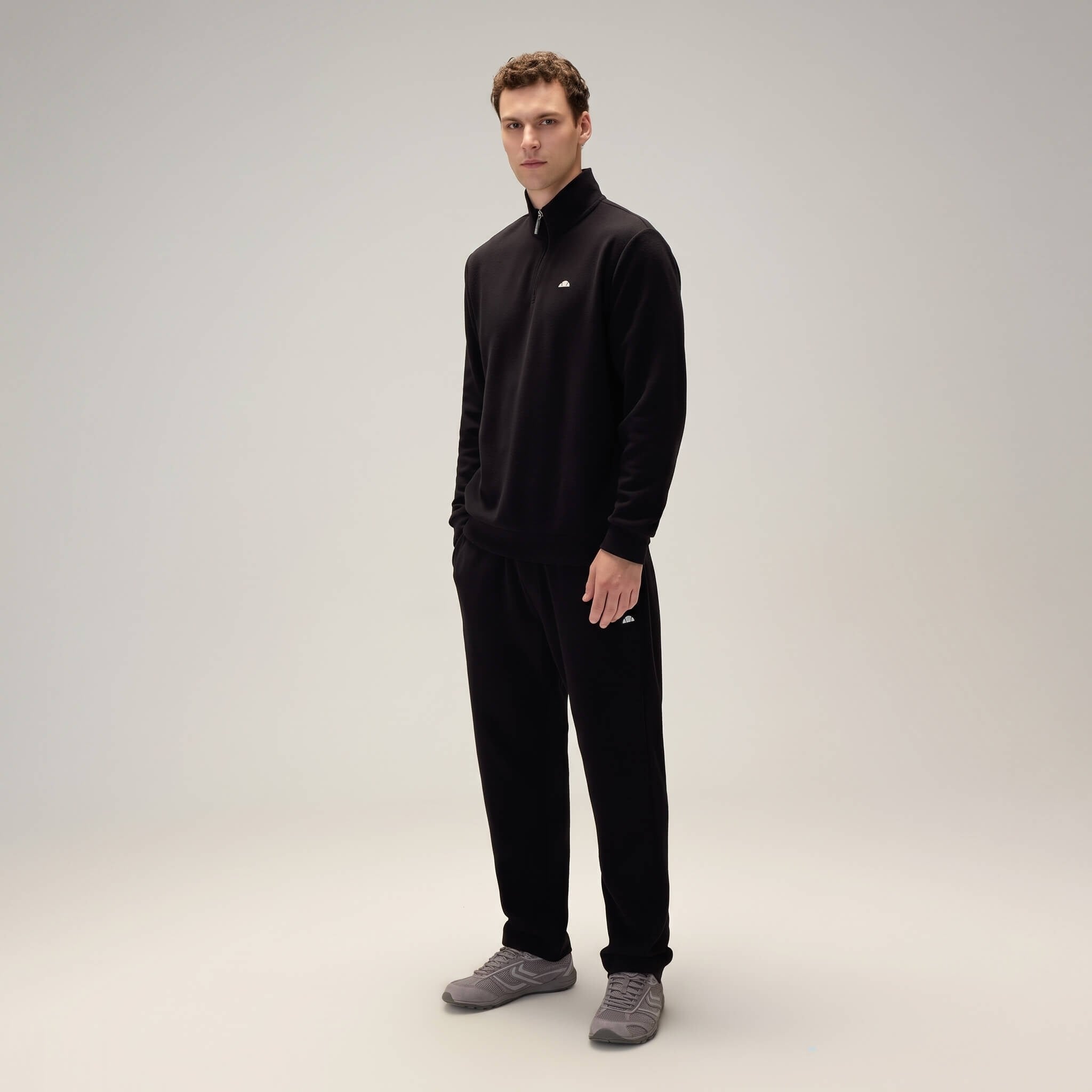 Ellesse 5WM1603-BK Yarım Fermuarlı Erkek Sweatshirt - Siyah