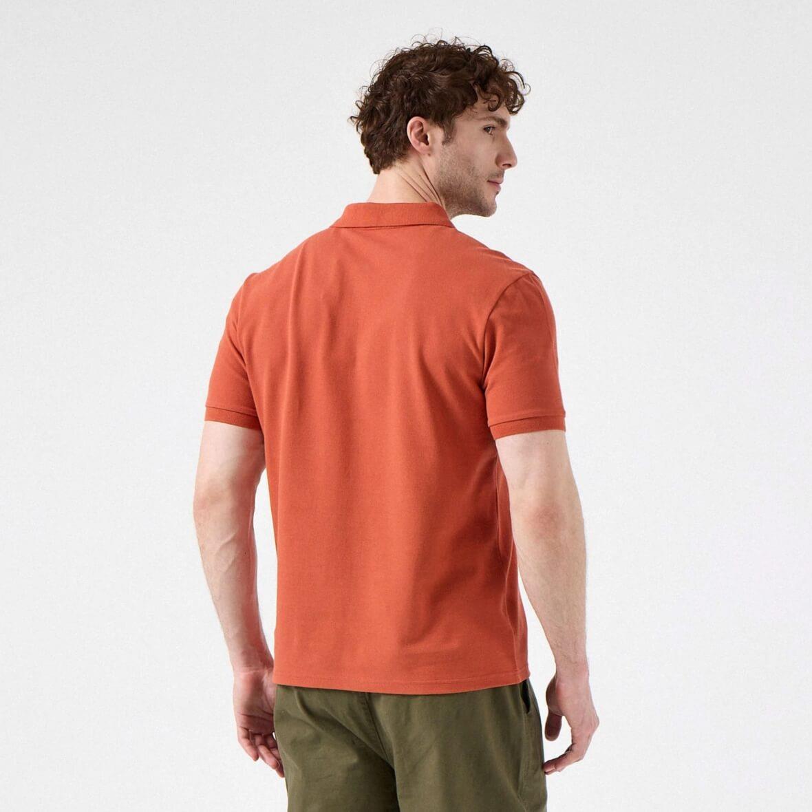 Ellesse 6SM5044-BR Polo Yaka Erkek T-Shirt - Kiremit