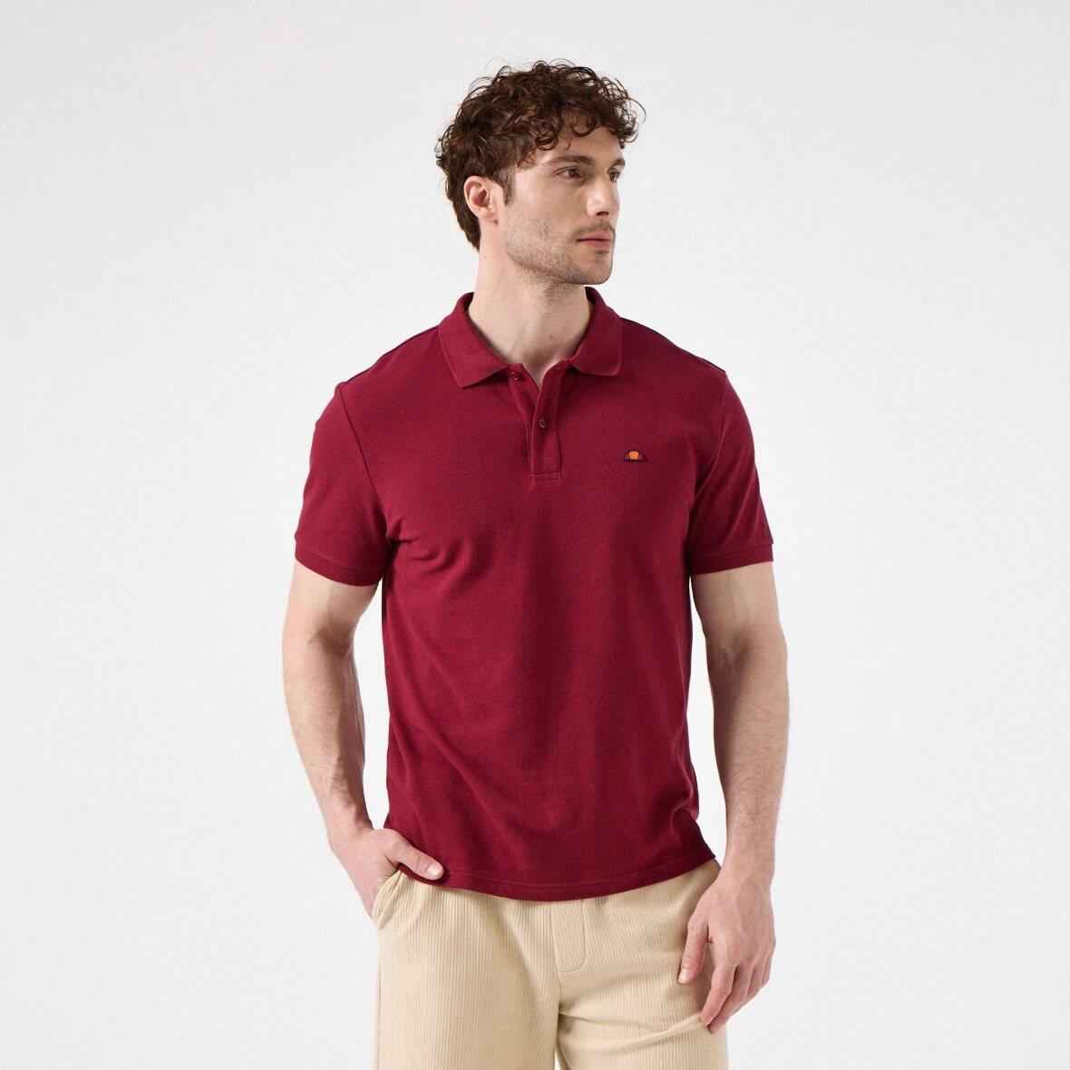Ellesse 6SM5044-TRD Polo Yaka Erkek T-Shirt - Bordo