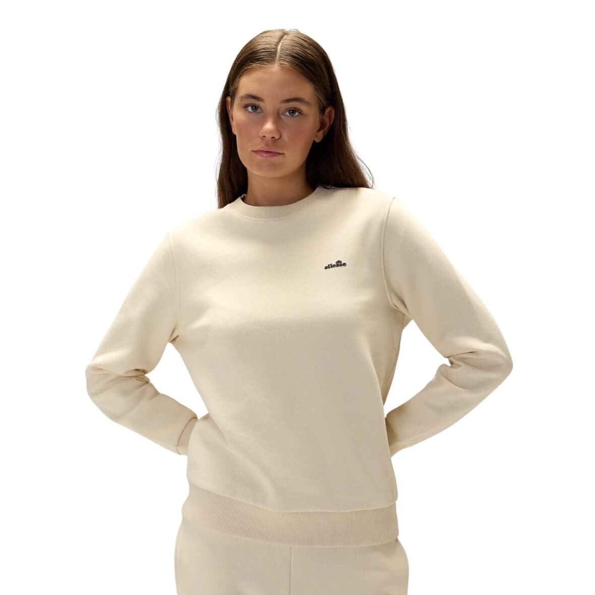 Ellesse 6WF3009-BG Kadın Sweatshirt - Bej