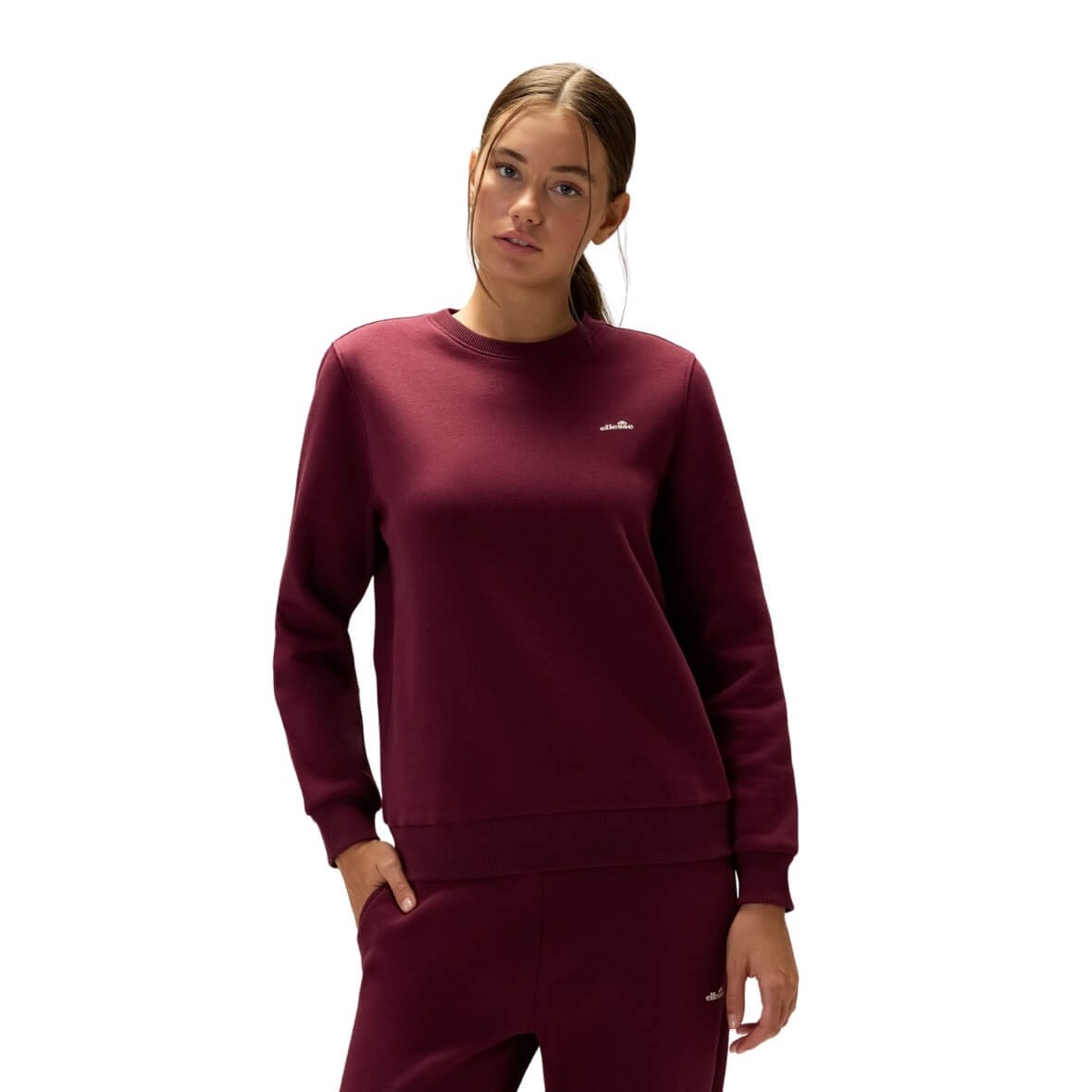 Ellesse 6WF3009-BRD Kadın Sweatshirt - Bordo