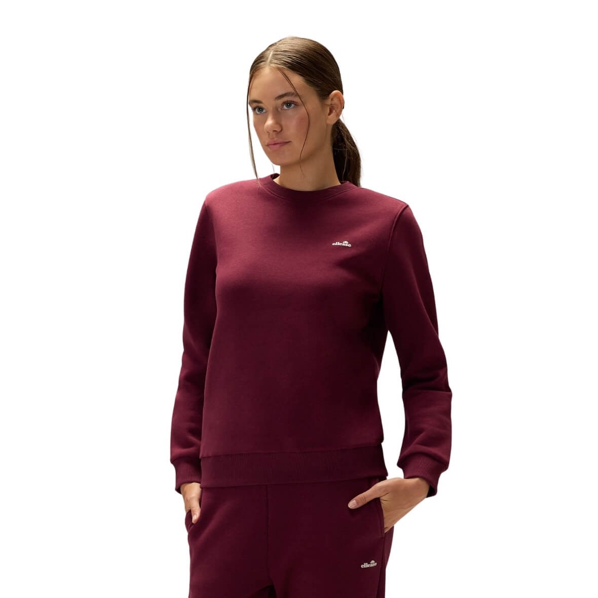 Ellesse 6WF3009-BRD Kadın Sweatshirt - Bordo