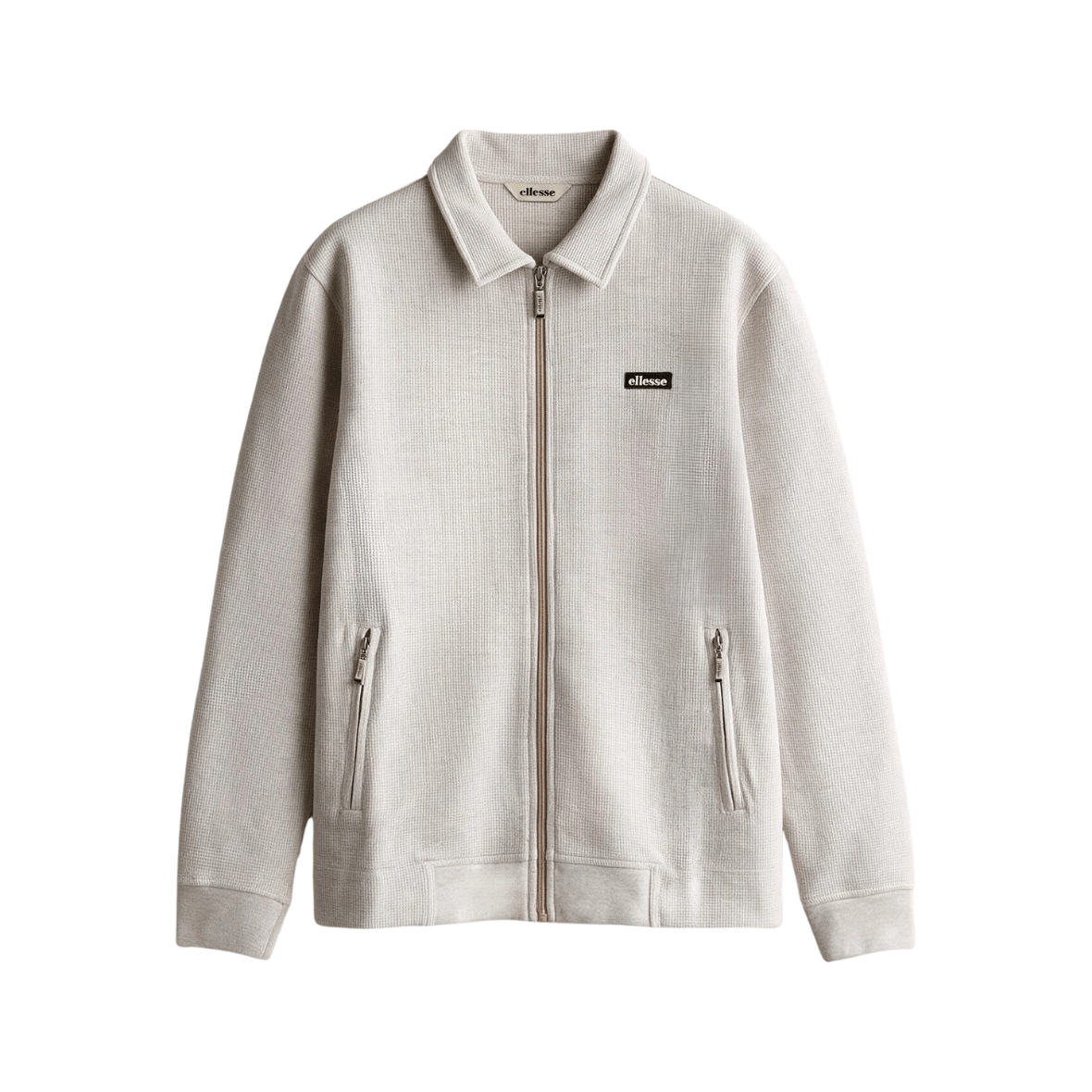 Ellesse 6WM1009-BG Fermuarlı Erkek Sweatshirt - Bej