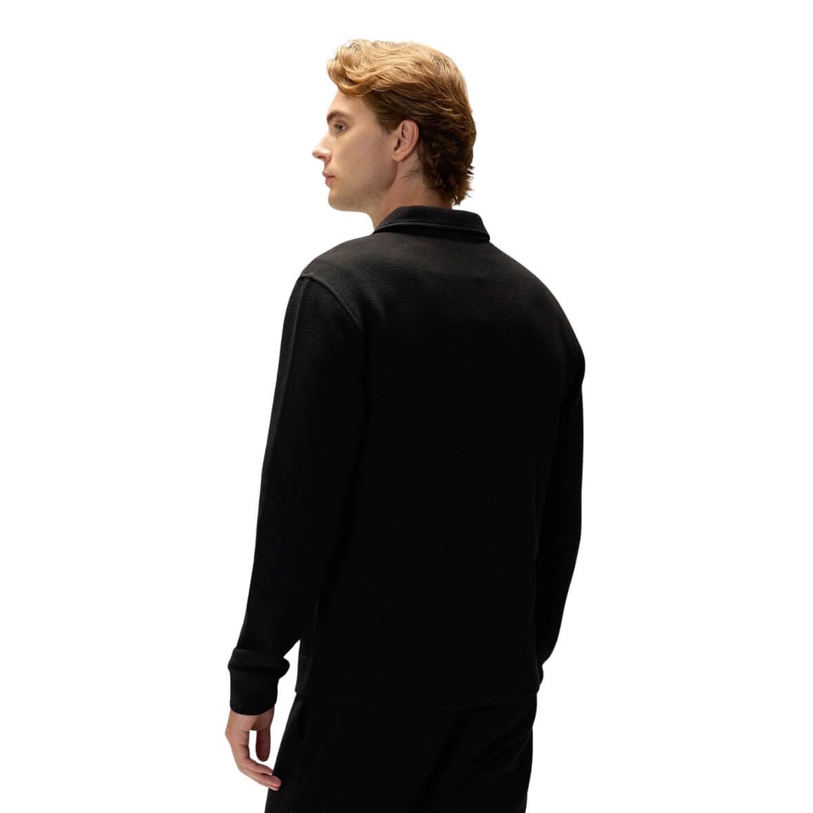 Ellesse 6WM1009-BK Fermuarlı Kapüşonlu Erkek Sweatshirt - Siyah
