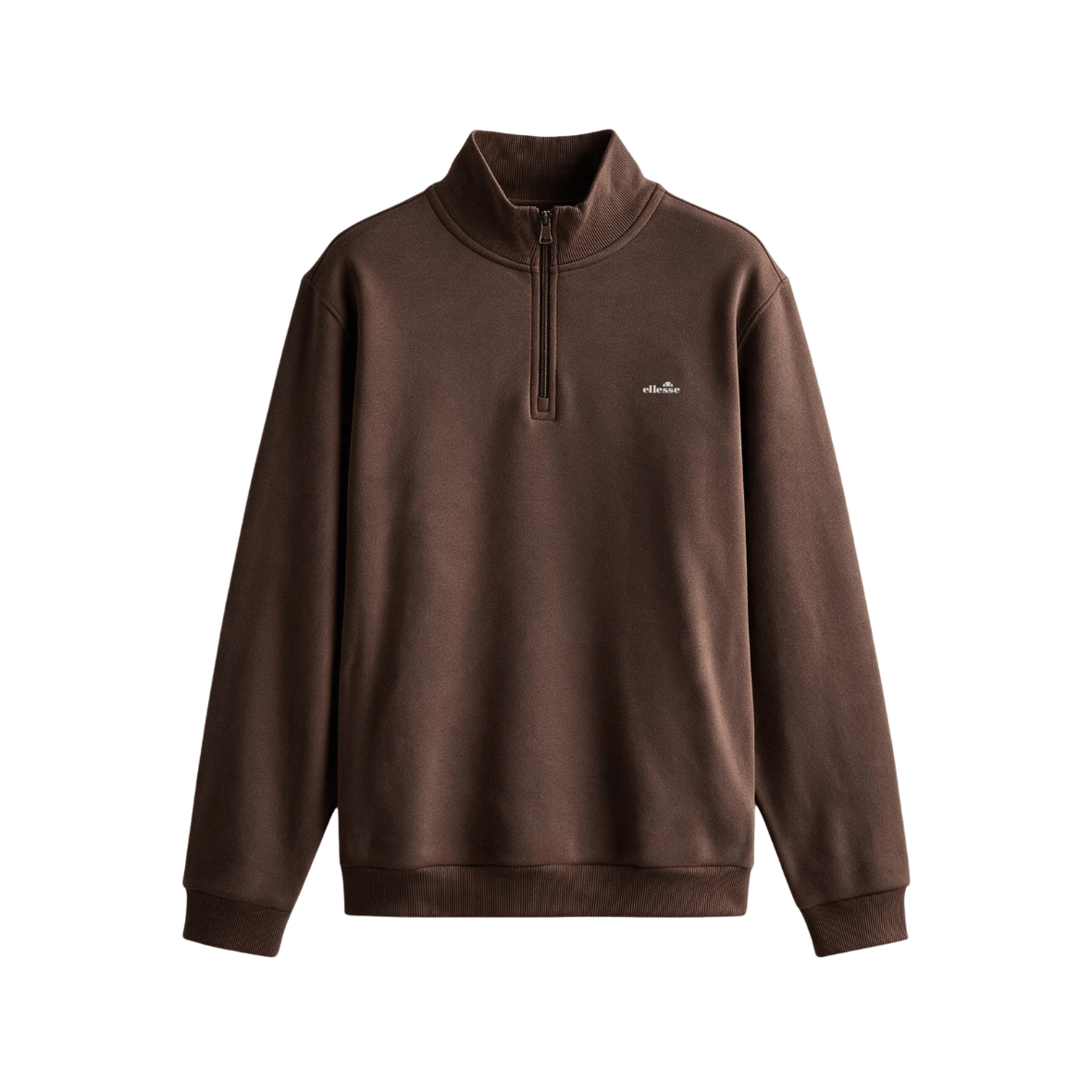Ellesse 6WM1010-BRW Yarım Fermuarlı Erkek Sweatshirt - Kahverengi