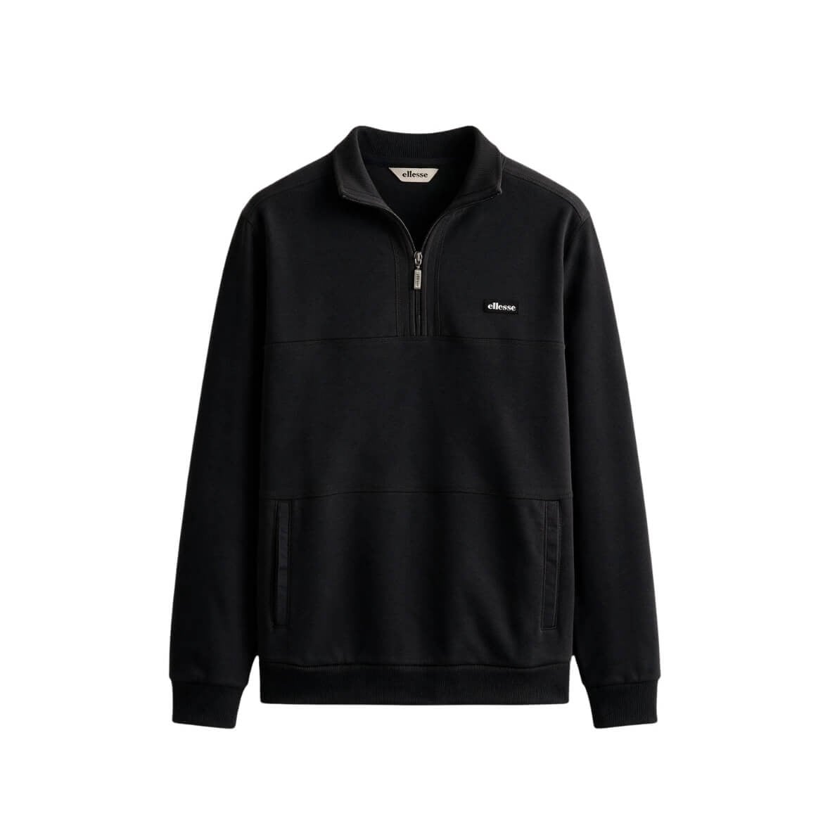 Ellesse 6WM1025-BK Fermuarlı Kapüşonlu Erkek Sweatshirt - Siyah