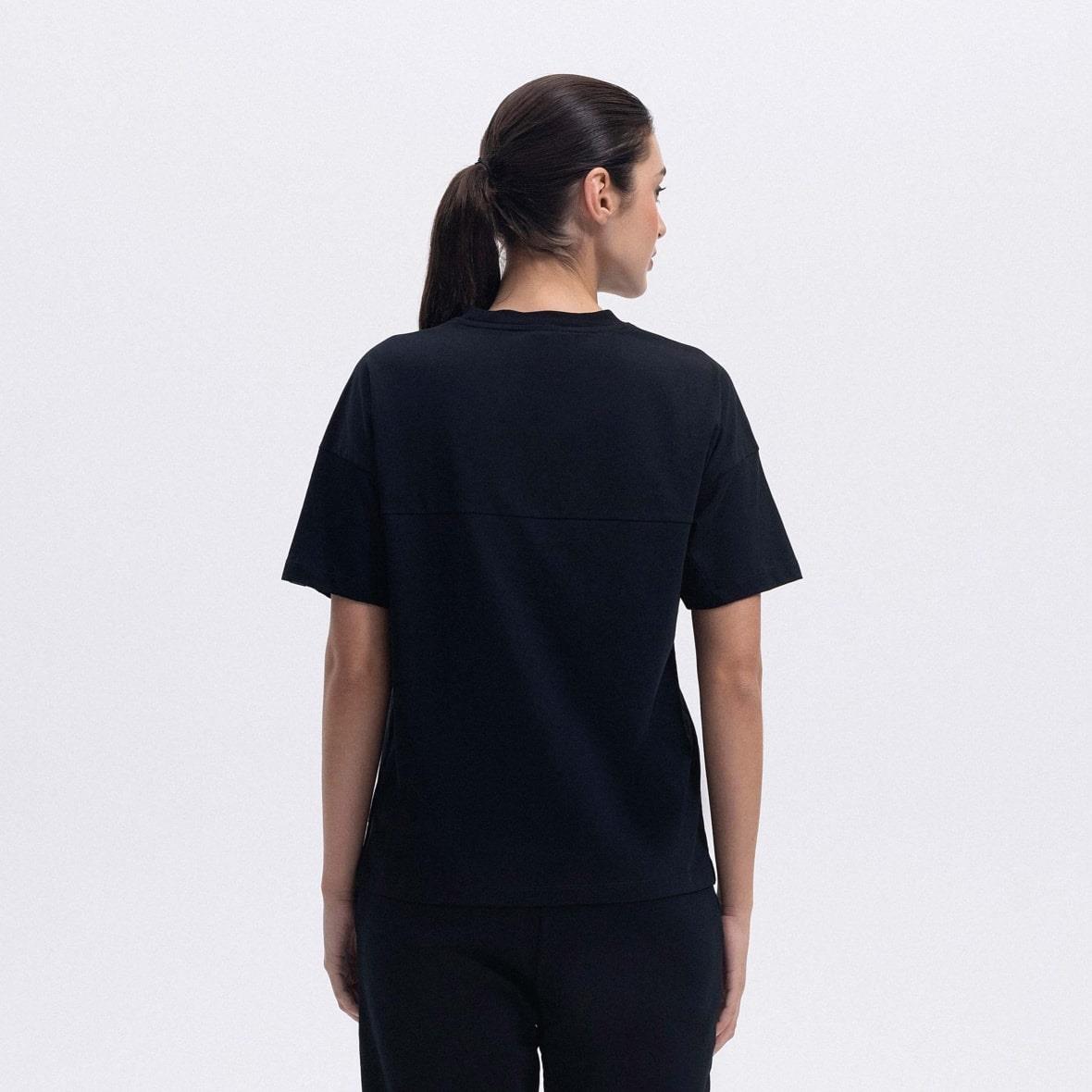 Ellesse EF394-BK Oversize Tee Kadın T-Shirt - Siyah