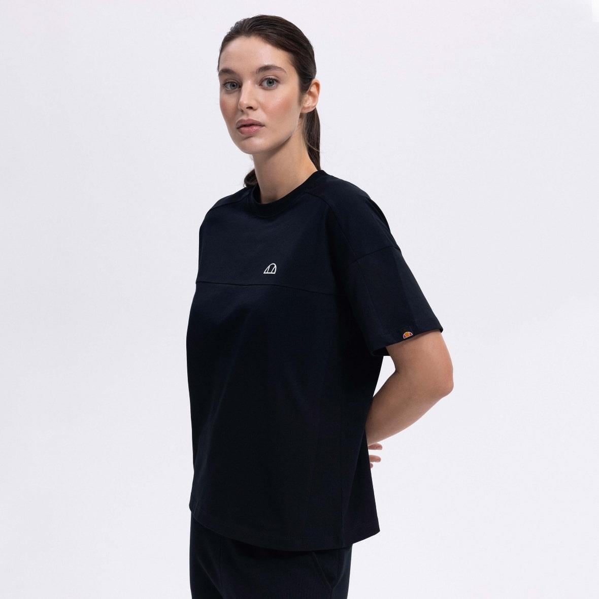 Ellesse EF394-BK Oversize Tee Kadın T-Shirt - Siyah