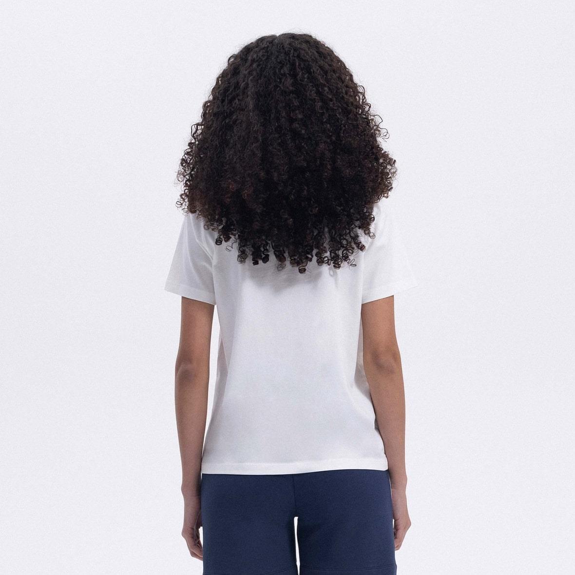 Ellesse EF448-OF Bisiklet Yaka Kadın T-Shirt - Kırık Beyaz